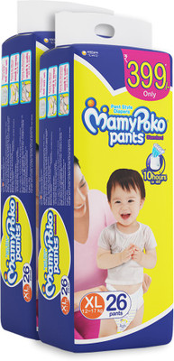 

MamyPoko Pants Standard Diapers - XL(52 Pieces)
