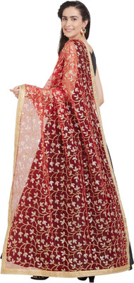 DUPATTA BAZAAR Cotton Blend Embroidered Women Dupatta