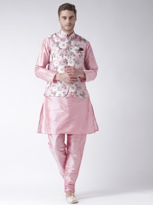 Hangup Men Pyjama Ethnic Jacket Set