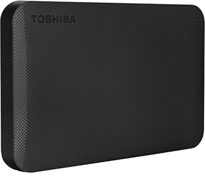 Toshiba 1 TB Wired External Hard Disk Drive(Matte Black)