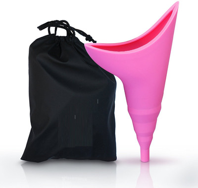 

QUINERGYS ™ Hot Pink - Female Portable Urination Device - Lets You Pee Standing Up - Discreet Reusable Urinal Funnel for Women - Perfect for Travel, Outdoor Activities, Camping, Hiking, Festivals Reusable Female Urination Device(Hot Pink, Pack of 1)