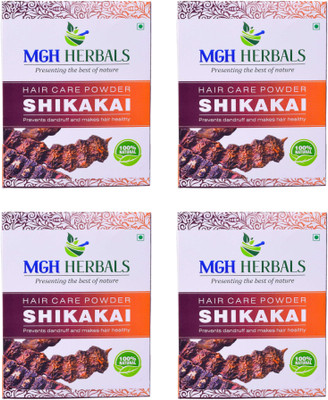 

MGH Herbals Premium Quality Shikakai Powder 100gm Pack of 4(400 g)