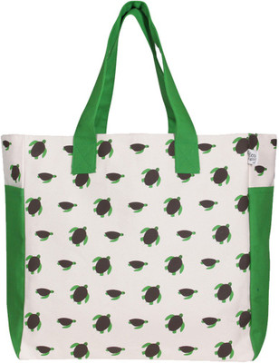 

EcoRight Tote(Beige, Green)