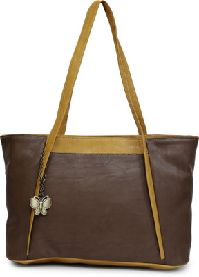 

Butterflies Hand-held Bag(Brown, Yellow)