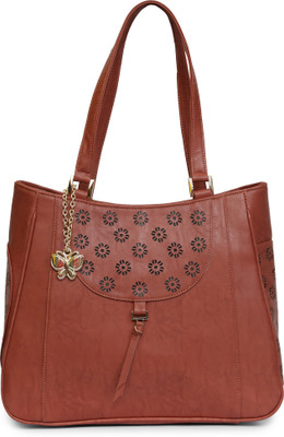 

Butterflies Hand-held Bag(Tan)