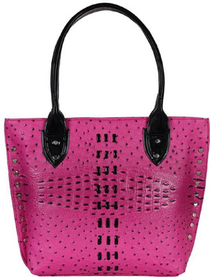 

ligabba Shoulder Bag(Pink, Black), Black;pink
