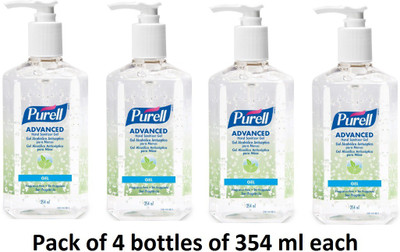 

Purell Table top Bottle(354 ml, Bottle, Pack of 4)