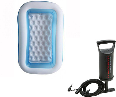

BE YOU OWN LABEL BYOL BLUE COLOR BATH TUB POOL FOR KIDS WITH PUMP Inflatable Pool(Multicolor)