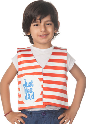 

Shor Sharaba Sleeveless Printed Baby Boy's Jacket, Multicolor