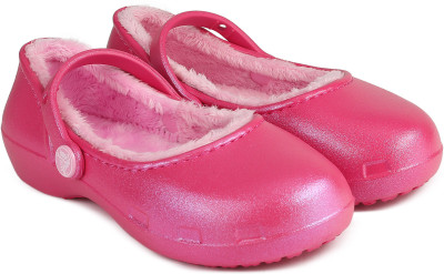 

Crocs Girls Slip-on Clogs(Pink, Party pink