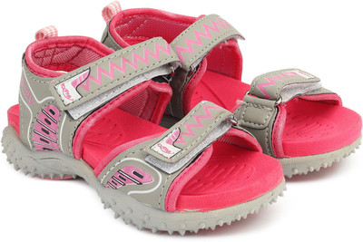 

Footfun by Liberty Boys & Girls Velcro Sports Sandals(Grey, Brand color dummy97