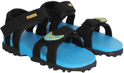 

Puma Boys & Girls Velcro Sports Sandals(Blue, Blue-black