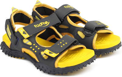 

Footfun by Liberty Boys & Girls Velcro Sports Sandals(Black, Brand color dummy279