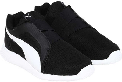 

Puma Boys & Girls Lace Sneakers(Black, Black- white