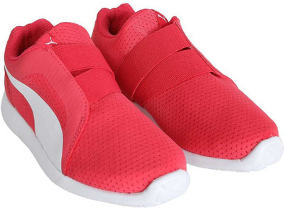 

Puma Boys & Girls Lace Sneakers(Pink, Paradise pink- white