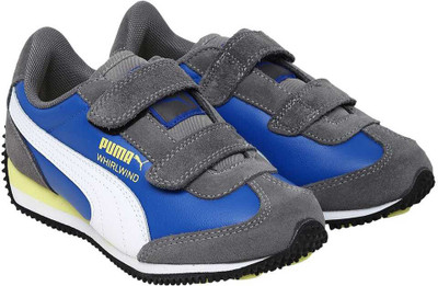 

Puma Boys & Girls Lace Sneakers(Blue, Turkish sea-quite shade- sunny lime