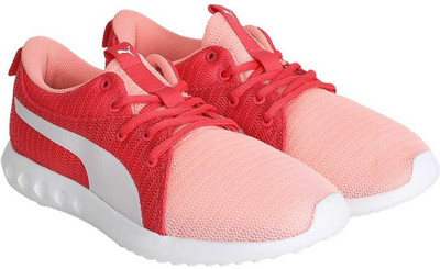 

Puma Boys & Girls Lace Sneakers(Pink, Soft fluo peach- white
