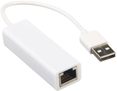 

DCT USB 2.0 to fast Ethernet 10/100 RJ45 Network LAN Adapter Card White Network Cable(Compatible with Mobile, Laptop, Tablet, Mp3, Gaming Device, White)