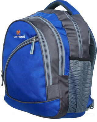 

peter india 15.6 inch Expandable Laptop Backpack(Multicolor), Blue