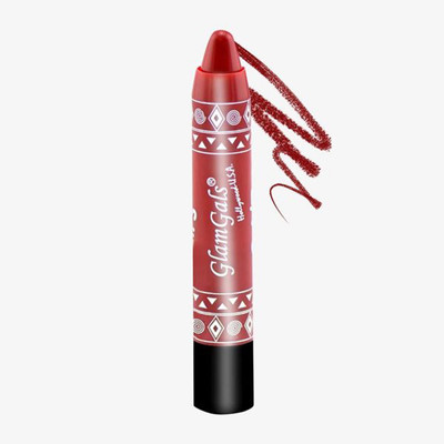 

GlamGals 24/7 Lip Color Long Lasting Moisturising Kissproof Lipstick pencil(Red, 3.7 g)