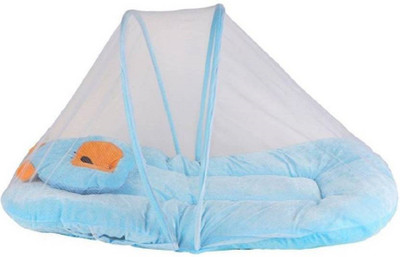 

CROOX Cotton Infants Cotton Mosquito Protector Comfy Baby Bed Mosquito Net(Blue)