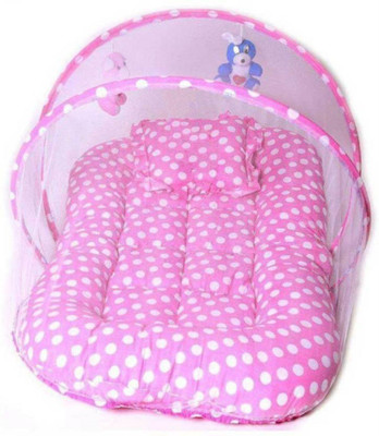 

CROOX Cotton Infants Cotton Mosquito Protector Comfy Baby Bed Mosquito Net(Pink)