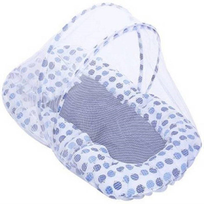

CROOX Cotton Mosquito Protector Comfy Baby Bed CRX_BYMN_0041 Portable Crib(Fabric, Multicolor)