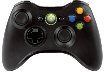 Microsoft Xbox 360 Wireless Controller (Black) Motion Controller(Black, For Xbox) available at flipkart for Rs.3797