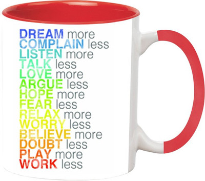 

Ashvah Dream Ceramic Mug(350 ml), Multicolor
