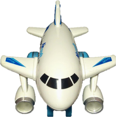 

Must Visit Attractive Airoplane with lighting and noice for kids playing toy(White)