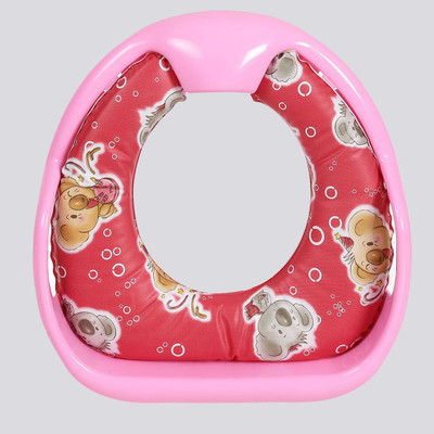 

Dash Cushioned Potty Training Seat with Baby Print n Handle Bars (Blue) Potty Seat(Pink)