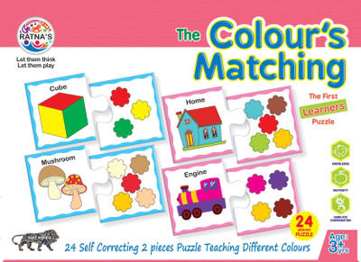 

Ratnas THE COLOUR MATCHING JIGSAW(48 Pieces)