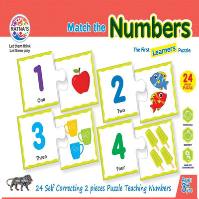 

Ratnas MATCH THE NUMBER JIGSAW PUZZLE(48 Pieces)
