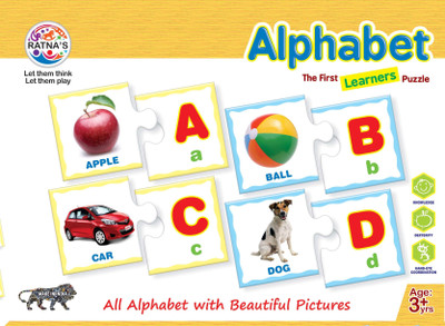 

Ratnas ALPHABET JIGSAW PUZZLE FOR KIDS(48 Pieces)