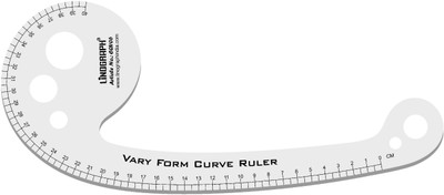 

LINOGRAPH CQV06 FORM STYLING Ruler(Set of 1, White)