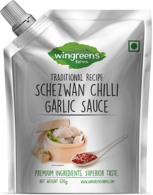 

Wingreens Farms Schezwan Chilli Garlic Sauce (450g) Sauce(450 g)