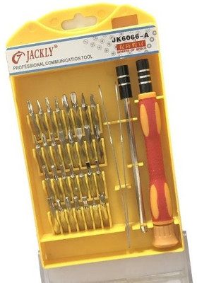 

Jackly 6066-A Standard Screwdriver Set(Pack of 1), Yellow