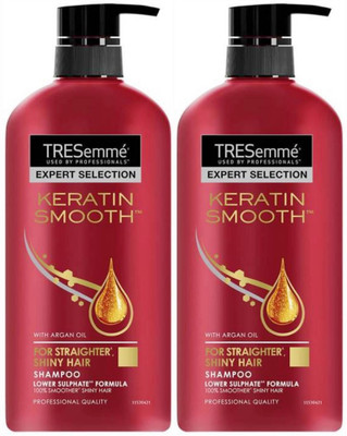 

TRESemme Keratin Smooth with Argan Oil Shampoo Combo (Pack of 2)(1160 ml)