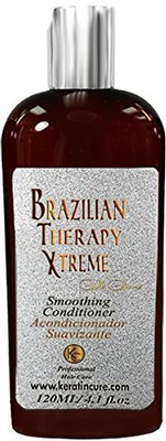 

Keratin Cure Smoothing Sulfate Free Conditioner Daily Use Btx Brazilian Therapy Xtreme Pina Colada(120 ml)