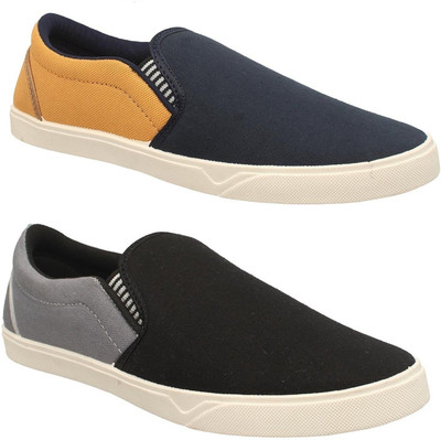 

Chevit Pack of 2 Casual Shoes (Moccasins Shoes ) Loafers For Men(Multicolor, Multicolor2