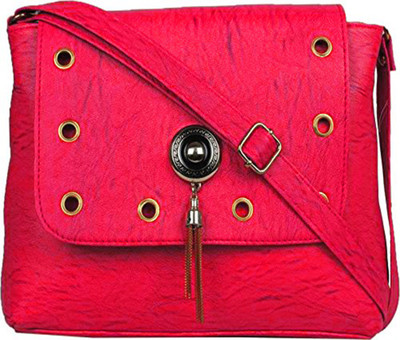

TYPIFY Women Tan Leatherette Sling Bag