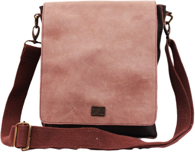 

SS Leathers Women Brown Leatherette Sling Bag
