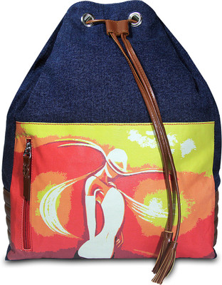 

Paul Adams Women Casual Blue Denim Sling Bag