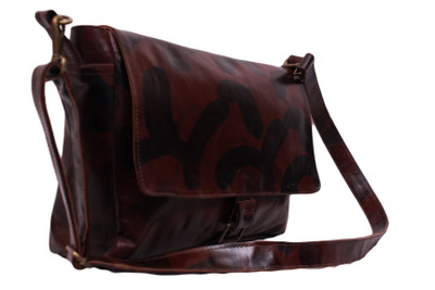 

SS Leathers Women Brown Leatherette Sling Bag