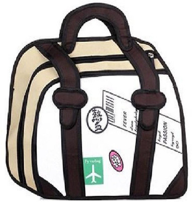 

Magnusdeal 3D Bag Multipurpose Travel School, College, Stuff Organizer - Flat Design Bag- New 3D Hot Selling Comic Camera Package Fashion 3D Woman Man 2D Drawing Cartoon Birthday Gift Bag (Random Color & Designs), Canvas Material,.Qty(1pcs) Size-42* 31.5 