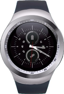 Medulla MED Y1-100 Fitness Silver Smartwatch(Black, Strap, Regular) 1