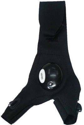

Shrih Light Wrap Flashlight Gloves by Light Wraps Fingerless Climbing Gloves (Free Size, Black)