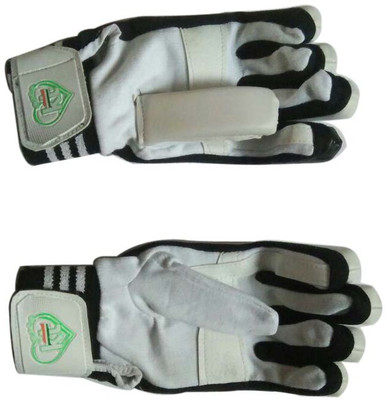 

kts KTS28 Batting Gloves (Free Size, White, Black), White 05