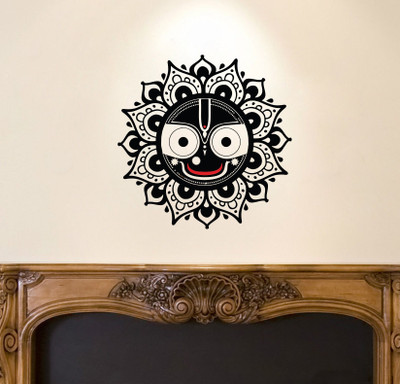 StickerYard 58 cm Shree Jagannath Removable Sticker(Pack of 1)