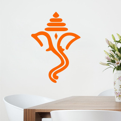 StickerYard 78 cm Shree Ganesh Ji Removable Sticker(Pack of 1)